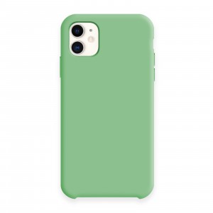 Silicon case (без логотипа) для iPhone 11 (6.1") цвет:№44 светло-мятный