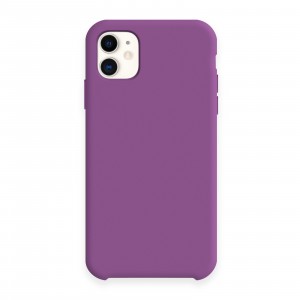 Silicon case (без логотипа) для iPhone 11 (6.1") цвет:№45 фиолетовый