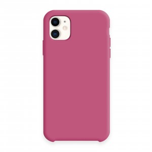 Silicon case (без логотипа) для iPhone 11 (6.1") цвет:№54 розовая питайя
