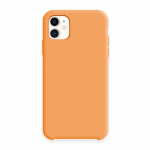 Silicon case (без логотипа) для iPhone 11 (6.1") цвет:№56 оранжевая папайя