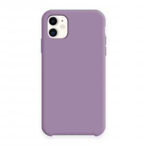 Silicon case (без логотипа) для iPhone 11 (6.1") цвет:№62 лиловый металлик