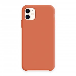 Silicon case (без логотипа) для iPhone 11 (6.1") цвет:№65 бегония