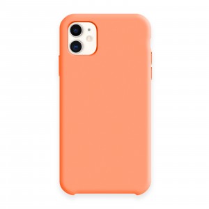 Silicon case (без логотипа) для iPhone 11 (6.1") цвет:№66 манго
