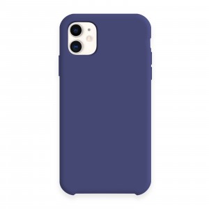 Silicon case (без логотипа) для iPhone 11 (6.1") цвет:№72 стальной синий