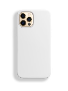 Silicon case_ низ закрыт_для iPhone 12 PRO MAX (6.7") 2020 №09 белый