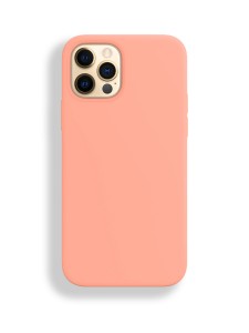 Silicon case_ низ закрыт_для iPhone 12 PRO MAX (6.7") 2020 №59 светло-розовый жемчуг
