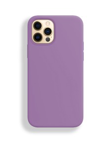 Silicon case_ низ закрыт_для iPhone 12 PRO MAX (6.7") 2020 №62 лиловый металлик