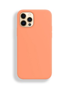 Silicon case_ низ закрыт_для iPhone 12/12 PRO (6.1") 2020 №56 оранжевая папайя