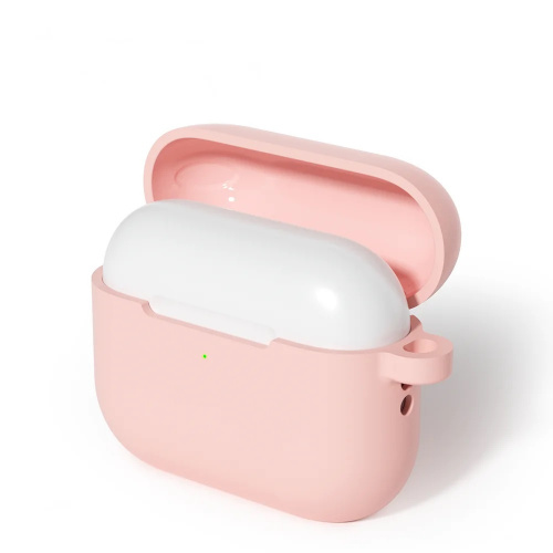 Чехол силиконовый для AirPods PRO 3 (2025) розовый песок