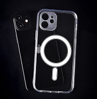 MAGNETIC clear case /magsafe/защита камеры/ для iPhone 13 PRO 6.1" (2021) прозрачный
