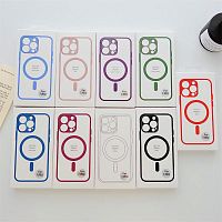 MAGNETIC clear case /magsafe/защита камеры/ для iPhone 11 6.1"(2019) фиолетовый