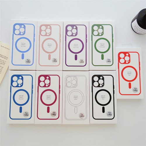 MAGNETIC clear case /magsafe/защита камеры/ для iPhone 11 6.1"(2019) фиолетовый