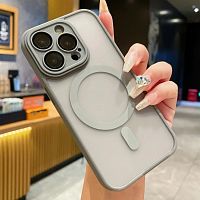 СAMELIA SHADOW матовый /magsafe,защита камеры/ для iPhone 15 PRO MAX матовый серый