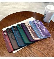 СAMELIA SHADOW матовый /magsafe,защита камеры/ для iPhone 13 PRO MAX бордовый