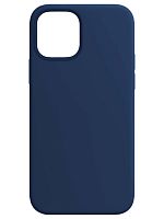 Silicon case_ низ закрыт_для iPhone 13 PRO MAX (2021) №08 черно-синий