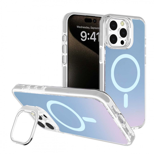 SkyArmor RAINBOW magsafe (камера-подставка) для Apple iPhone 16 PRO MAX (6.9") хамелеон