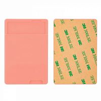 CARD BAG_(силикон)_universal_карман для пластиковых карт_розовый
