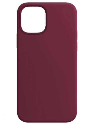 Silicon case_ низ закрыт_для iPhone 13 PRO MAX (2021) №52 гранат