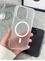 SkyArmor MagShield матовый чехол с magsafe для iPhone 16 PRO MAX (2024) белый