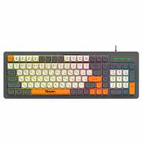 Qayan QKB-400 Клавиатура мембранная, проводная, игровая, русская/английская 