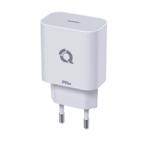 Qayan QHC-101 Блок питания сетевой PD3.0 20W. (Type-C) белый