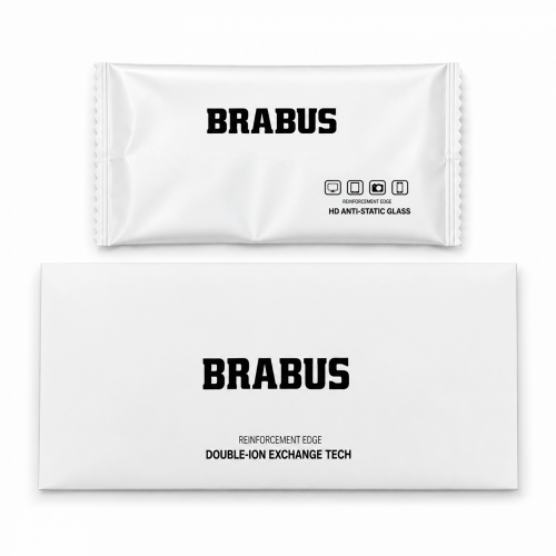 BRABUS защитное стекло для iPhone 18 PRO (6.5") с установочным комплектом, черный фото 4