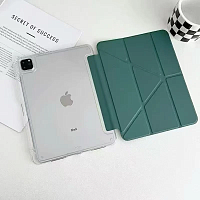 Чехол-книга EVO CRYSTAL для планшета Apple iPad 11" (A16) 2025 /iPad 10.9 (2022) зеленая сосна