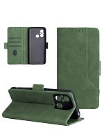 Чехол-книга NICE STYLES (магнит боковой) для Honor X5C/X5C Plus (2025) изумрудный