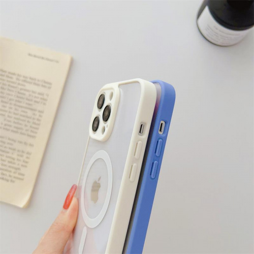 MAGNETIC clear case /magsafe/защита камеры/ для iPhone 11 PRO 5.8"(2019) белый