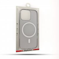 SkyArmor MagShield матовый чехол с magsafe для iPhone 16 PRO MAX (2024) серый