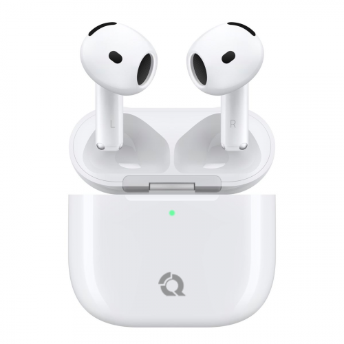 Qayan QTWS-173 Беспроводные наушники Bluetooth (AirPods 4), чехол,карабин,шнурок,кабель usb.белый Qayan QTWS-173 Беспроводные наушники Bluetooth (AirPods 4), чехол,карабин,шнурок,кабель usb.белый