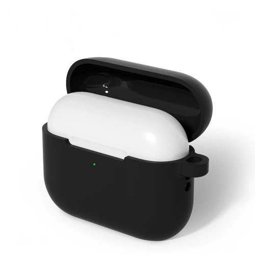 Чехол силиконовый для AirPods PRO 3 (2025) черный