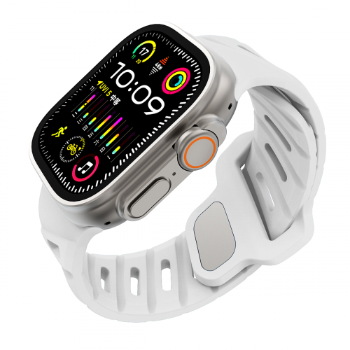 Zintare LOOP силиконовый ремешок для Apple Watch 42/44/45/49 мм. белый
