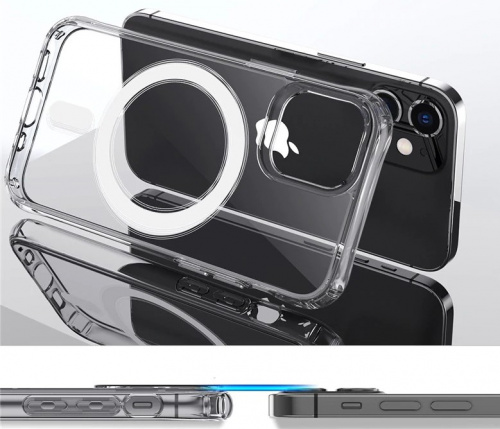 MAGSAFE силикон прозрачный для iPhone 14 PRO MAX (6.7") 2022