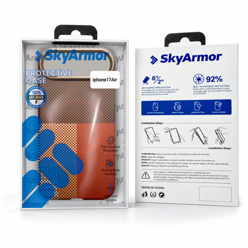 SkyArmor FLASH с magsafe для Apple iPhone 17 Air (6.5") 2025 мондриан красный фото 2