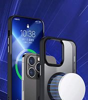COSMIC COLOR DUAL (magsafe) чехол-накладка для iPhone 15 (2023) черный-черный