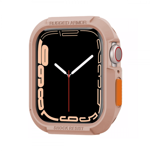 Чехол на смартчасы Apple Watch 49 mm розовый песок