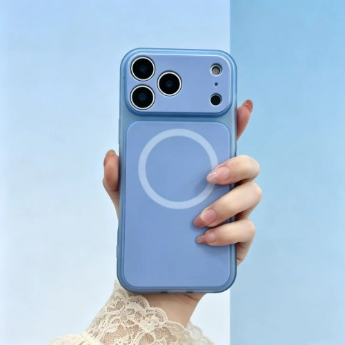 Чехол-накладка "UNUK" ROYAL с magsafe iPhone 17 PRO /18 PRO голубой