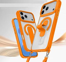 SkyArmor FLEX STAND Magsafe для iPhone 17 PRO (6.3") 2025 оранжевый