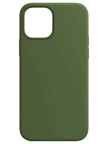 Silicon case_ низ закрыт_для iPhone 13 mini (2021) №48 хаки