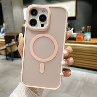 СAMELIA SHADOW матовый /magsafe/ для iPhone 15 PRO розовый песок