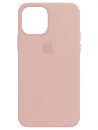 Silicon case_ LOGO_для iPhone 12 PRO MAX 6.7" (2020) №19 розовый песок