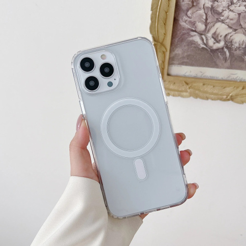 MAGSAFE силикон прозрачный для iPhone 14 Plus (6.7") 2022
