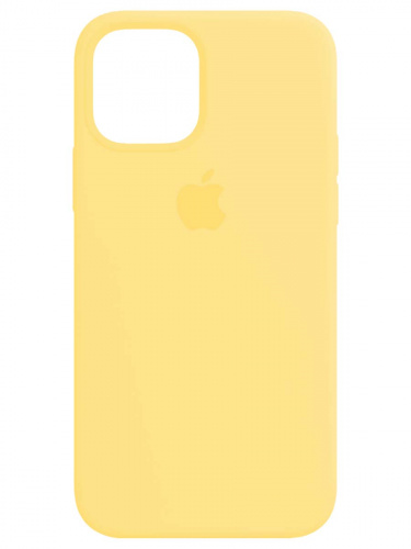 Silicon case_ LOGO_для iPhone 15 PRO (2023) №04 жёлтый