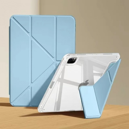 Чехол-книга для Apple iPad 11" (A16) 2025 /iPad 10.9 (2022) голубой