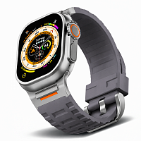 Спортивный ремешок NOMAD для Apple Watch 42/44/45/49 mm. графит