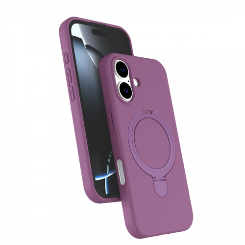 Силикон Revole Mix&Ring для Samsung S26 Plus/S27 Plus лиловый металлик