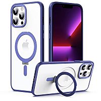 MIRA чехол magsafe с подставкой кольцом для iPhone 15 PRO (2023) фиолетовый