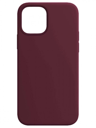 Silicon case (без логотипа) для iPhone 5/5S/SE №67 бургундский