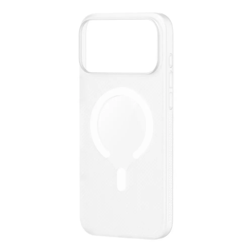 Чехол-накладка "UNUK" WaveLock рифленый, magsafe для iPhone 16 PRO MAX белый